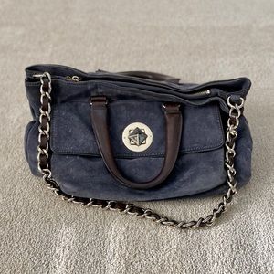 Gorgeous gray/blue suede Kate Spade handbag